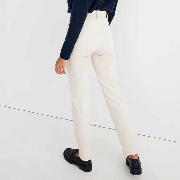 Madewell The Perfect Vintage Straight Vintage Canvas Wash Jeans Size 32 - Picture 9 of 12